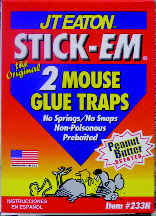 TRAP MOUSE GLUE 2/PACK (PK) - Mousetraps